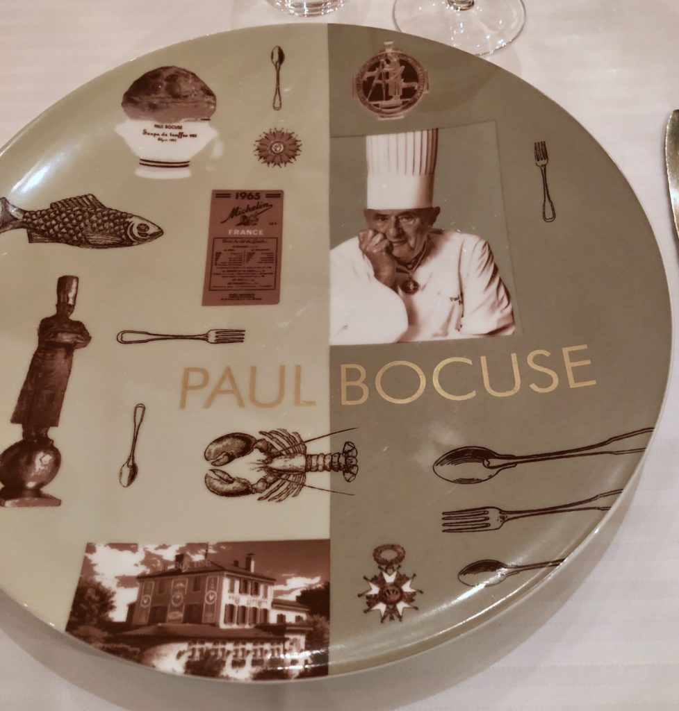 Plate at Paul Bocuse