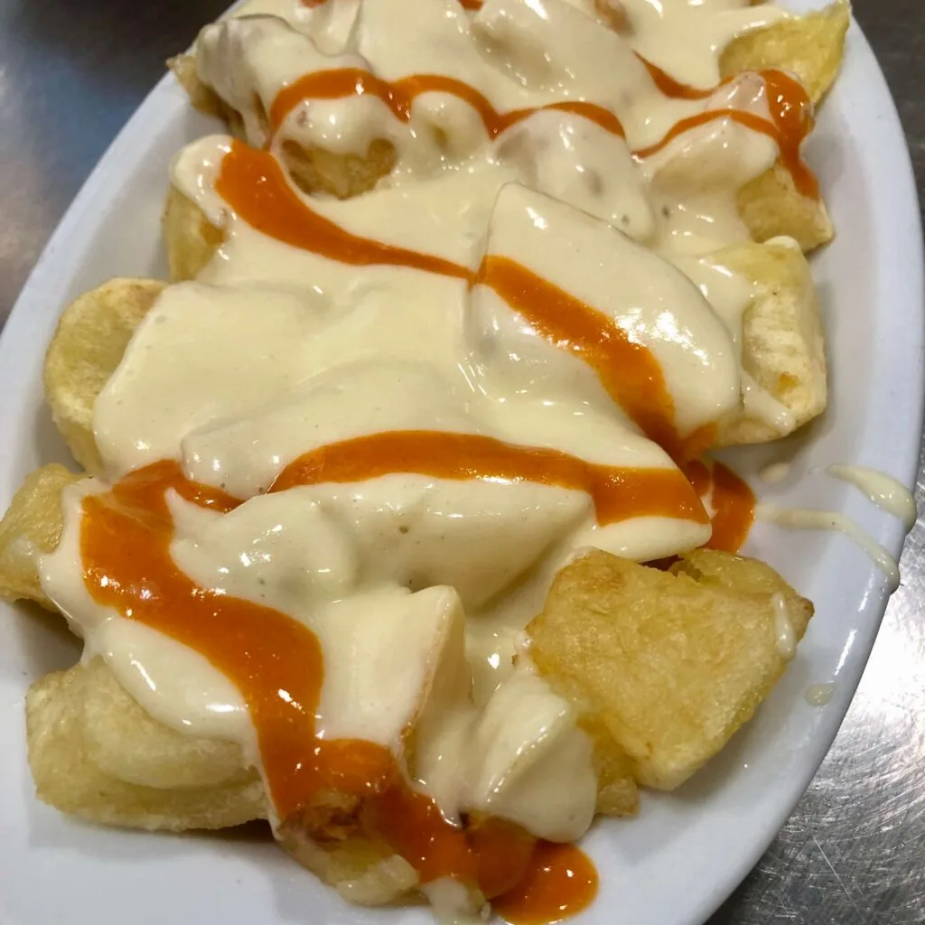Patatas bravas from La Mejillonera in San Sebasitan.